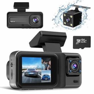 3 Channel 4K Dash Cam Review - Best Car Video Camera for Front, Rear, and Inside Recording